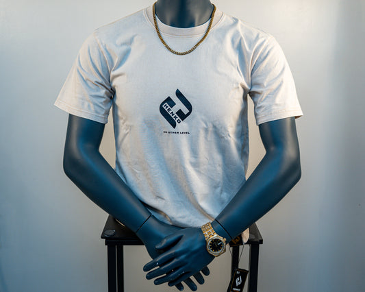 HENKO's beige t shirts 100%cotton Semi-oversize