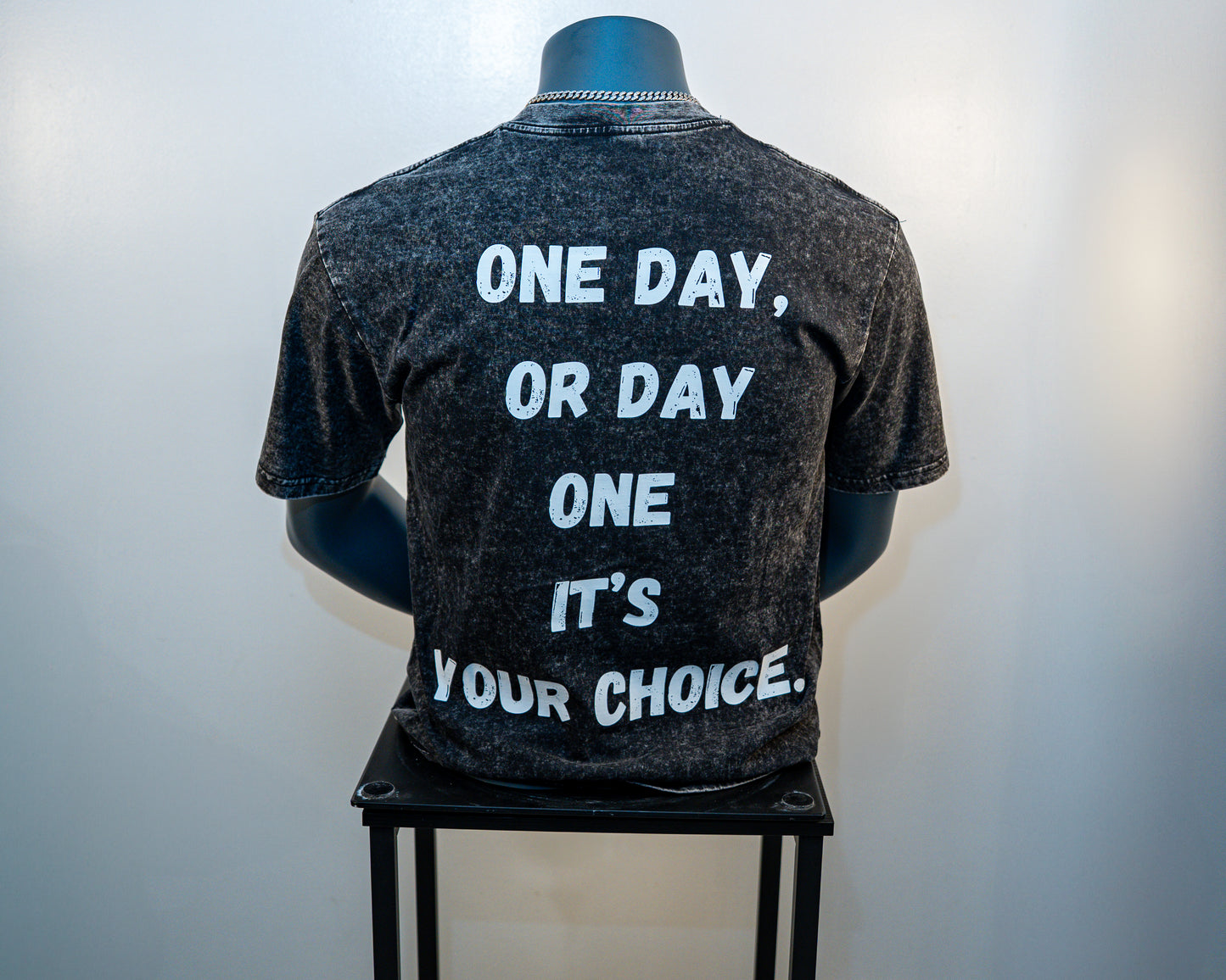 HENKO's black acid wash t shirt 100% cotton Semi-oversize.